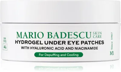 Mario Badescu Hydrogel Under Eye Patches - Гидрогелевые вкладки против отеков и темных кругов, 60 шт