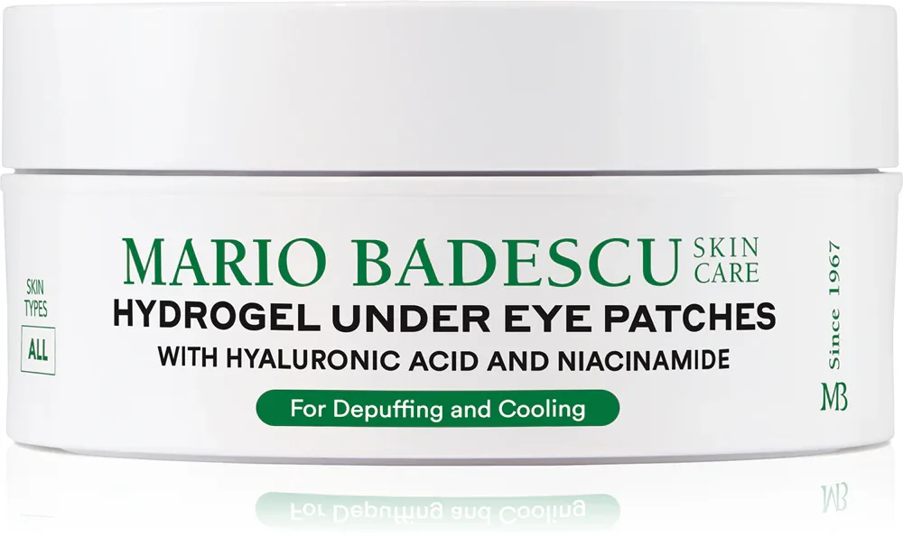 Mario Badescu Hydrogel Under Eye Patches - Гидрогелевые вкладки против отеков и темных кругов, 60 шт