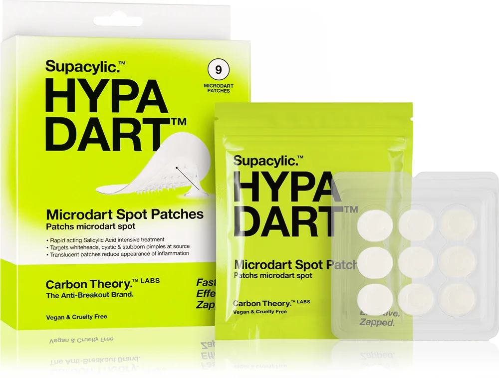 Патчи для лица Carbon Theory Hypa Dart Microdart Spot Patches локальные, с микроиглами, 9 шт