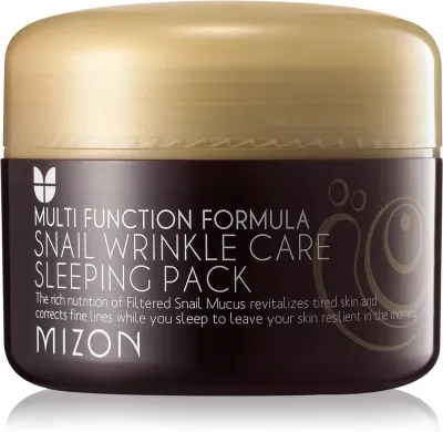 Mizon Multi Function Formula Snail - Регенерирующая маска для лица с экстрактом улиточного слизи, 80 мл