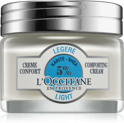 L’Occitane Shea Butter Light Comforting Cream - легкий крем для лица с маслом ши, 50 мл