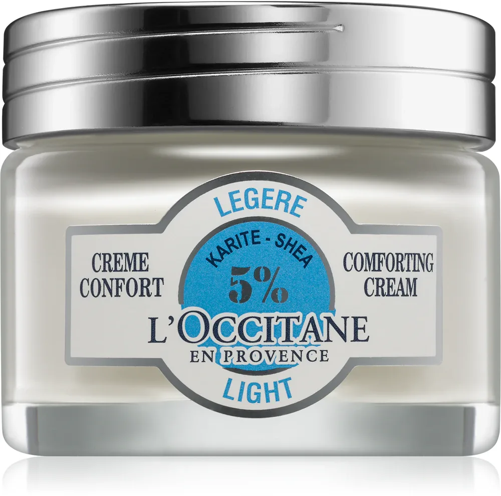 L’Occitane Shea Butter Light Comforting Cream - легкий крем для лица с маслом ши, 50 мл