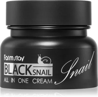 Farmstay Black Snail All-In One - Питательный крем для лица с экстрактом улиточного слизи, 100 мл