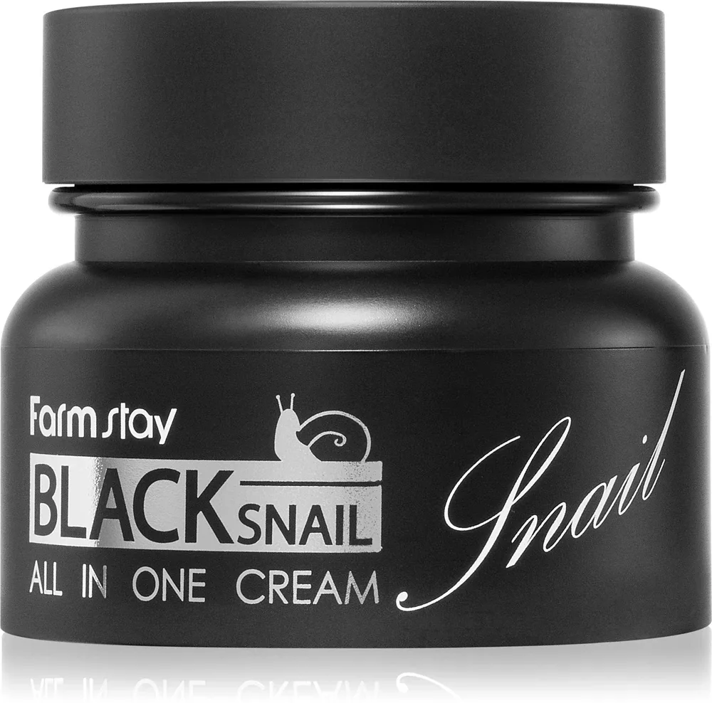 Farmstay Black Snail All-In One - Питательный крем для лица с экстрактом улиточного слизи, 100 мл