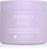 Тонизирующие диски для лица FOREO KIWI Pore Minimizing Toner Pads двусторонние, с экстрактами гамамелиса и ромашки, 60 шт — фото 1