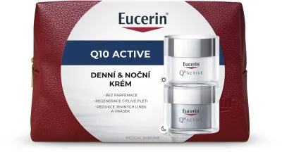 Eucerin Q10 Active - Подарочный набор для осветления и смягчения кожи