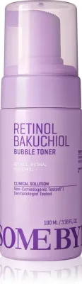 Some By Mi Retinol Bakuchiol Bubble Toner - Тоник для лица, снижающий признаки старения с успокаивающим действием, 100 мл