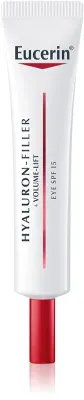 Eucerin Hyaluron-Filler + Volume-Lift - Подтягивающий крем для глаз SPF 15, 15 мл