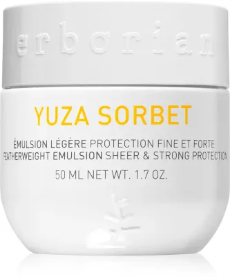 Erborian Yuza Sorbet - легкая эмульсия, защищающая от воздействия внешних факторов, 50 мл