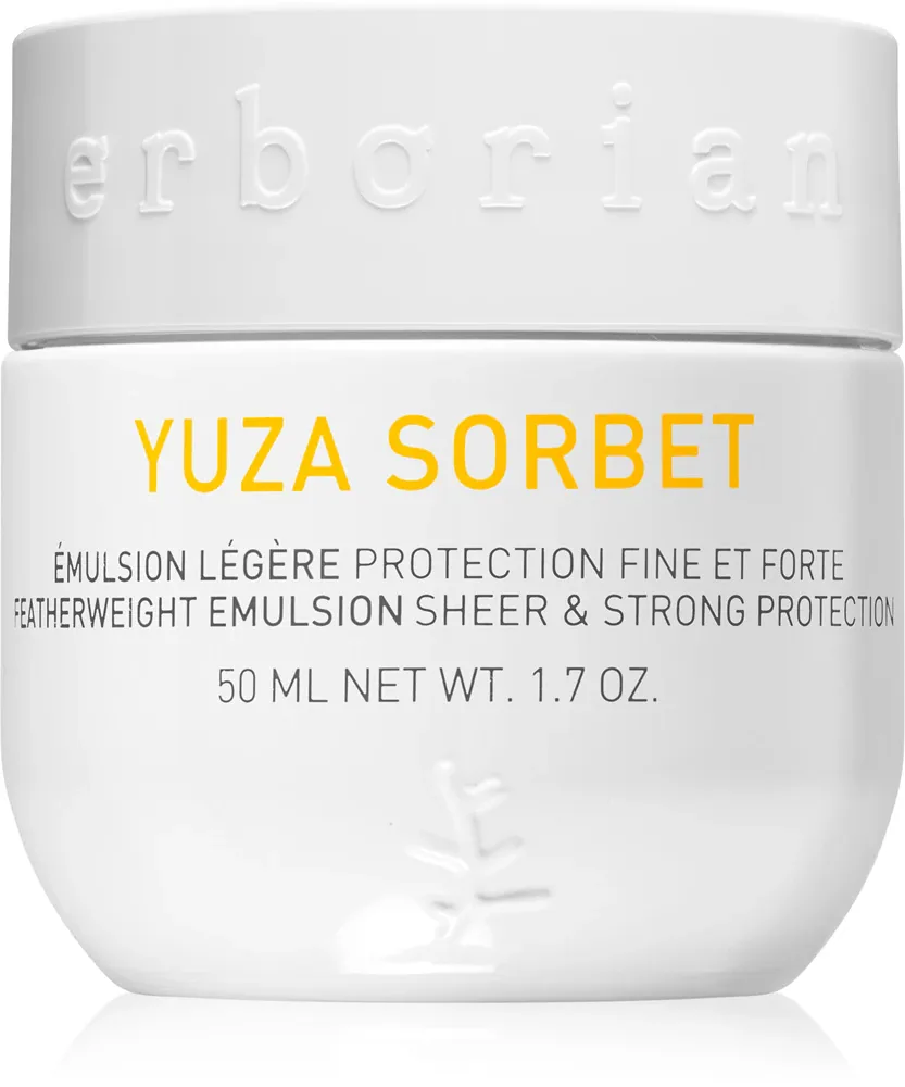 Erborian Yuza Sorbet - легкая эмульсия, защищающая от воздействия внешних факторов, 50 мл