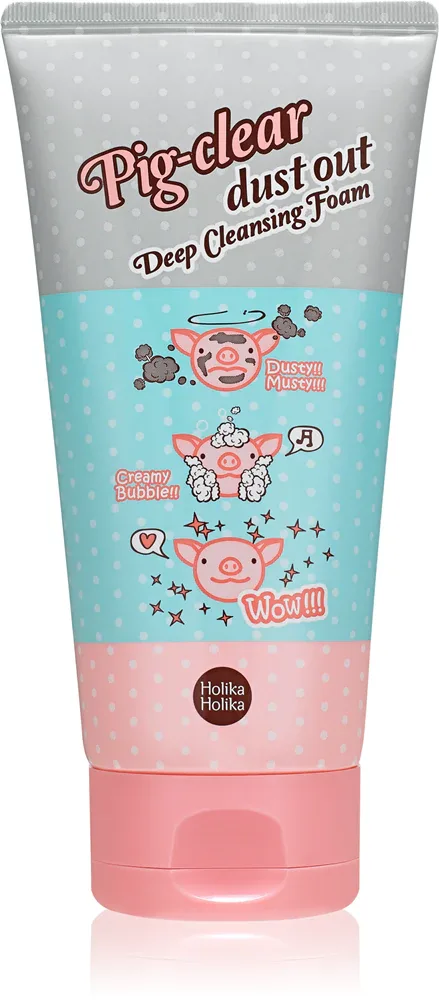 Holika Holika Pig Nose Clear - Активная очищающая пена для расширенных пор, 150 мл