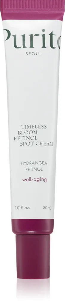 Крем для точечного ухода Purito Timeless Bloom Retinol Spot Cream с ретинолом и бакучиолом, 30 мл