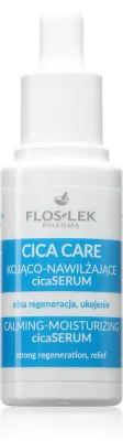 FlosLek Pharma Cica Care Calming-Moisturizing CicaSerum - в контексте того, что это сыворотка для лица: успокаивающая сыворотка для сухой и раздраженной кожи, 30 мл