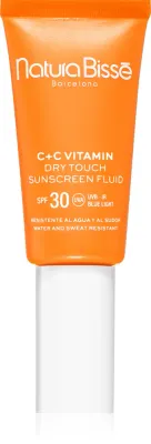Natura Bissé C+C Vitamin Dry Touch Sunscreen Fluid - Солнцезащитный флюид для лица с УФ-фильтром SPF 30, 30 мл