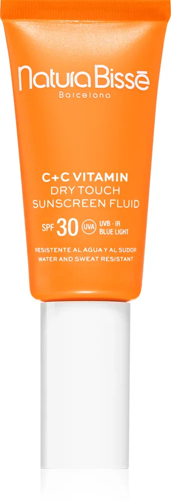 Natura Bissé C+C Vitamin Dry Touch Sunscreen Fluid - Солнцезащитный флюид для лица с УФ-фильтром SPF 30, 30 мл