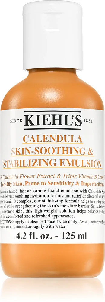 Kiehl's Calendula Skin-Soothing & Stabilizing Emulsion - Смягчающая эмульсия с календулой, 125 мл