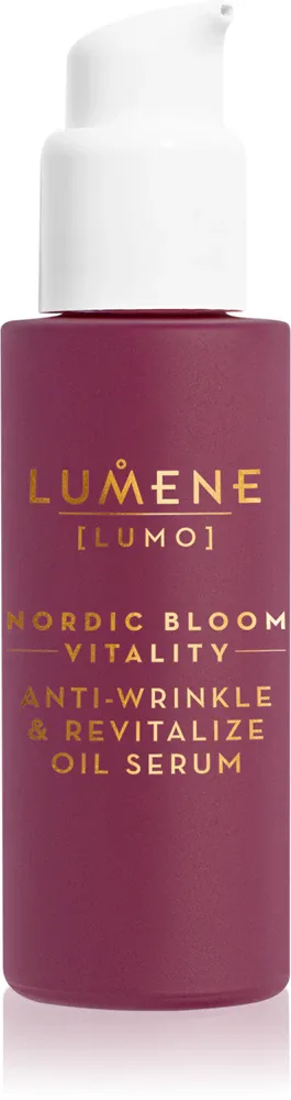 Масляная сыворотка для лица Lumene Nordic Bloom [LUMO] Vitality питательная, для сухой кожи, 30 мл