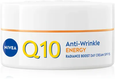 NIVEA Q10 Anti-Wrinkle Energy - энергетический крем для лица против морщин на день SPF 15, 50 мл