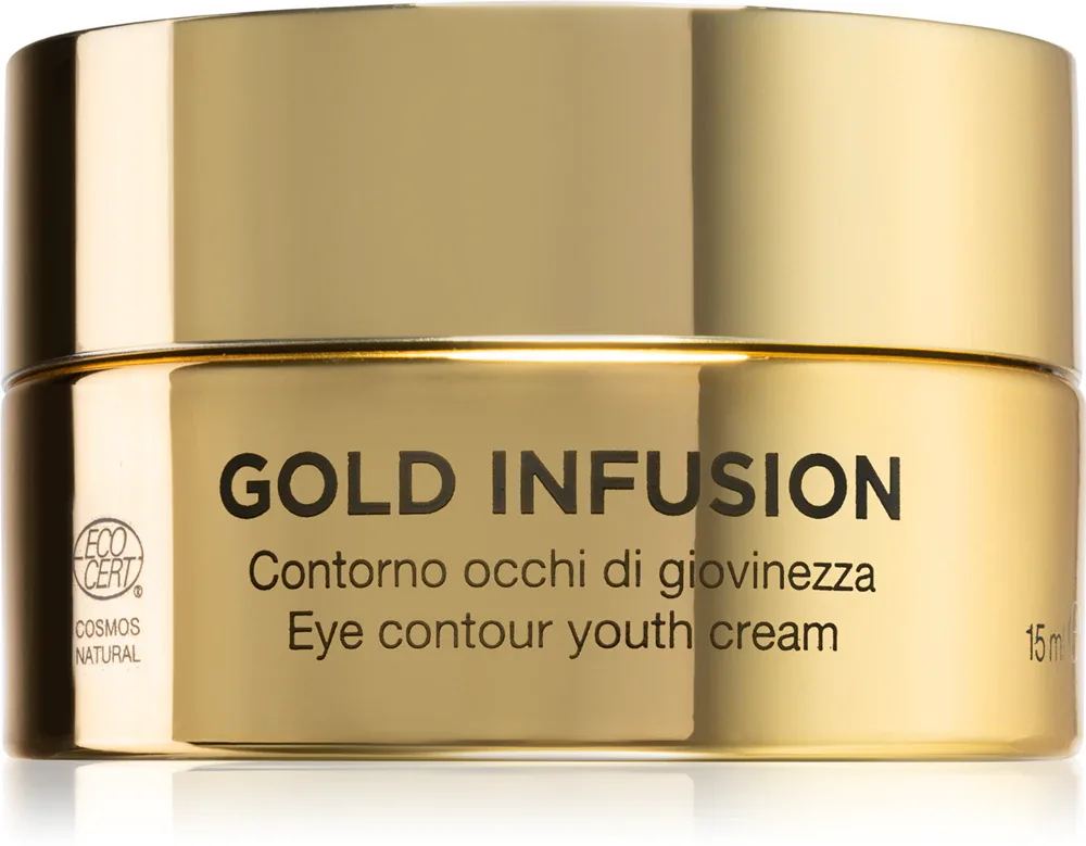 Diego dalla Palma Gold Infusion Youth Cream - Увлажняющий крем для глаз днем и ночью с эффектом против морщин, 15 мл