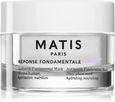 MATIS Paris Réponse Fondamentale Authentik-Fundamental Mask - Регенерирующая увлажняющая маска для лица для двухфазного ухода за кожей, 50 мл