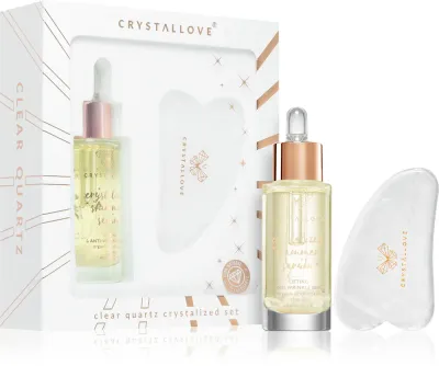 Crystallove Crystalized Clear Quartz Set - набор для ухода за кожей, 1 шт