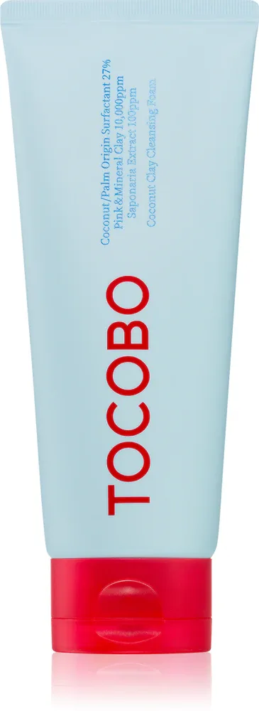 TOCOBO Coconut Clay Cleansing Foam - Пена для глубокого очищения с глиной, 150 мл