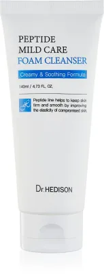 Dr. HEDISON Peptide Mild Care Cleansing Foam - Нежная очищающая пенка, 140 мл