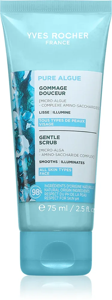 Yves Rocher Pure Algue - Нежный пилинг, 75 мл