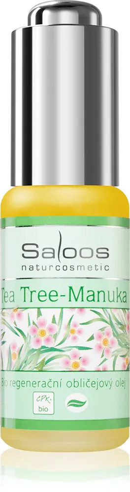 Saloos Bio Skin Oils Tea Tree & Manuka - Смягчающе-восстанавливающее масло для проблемной кожи, 20 мл