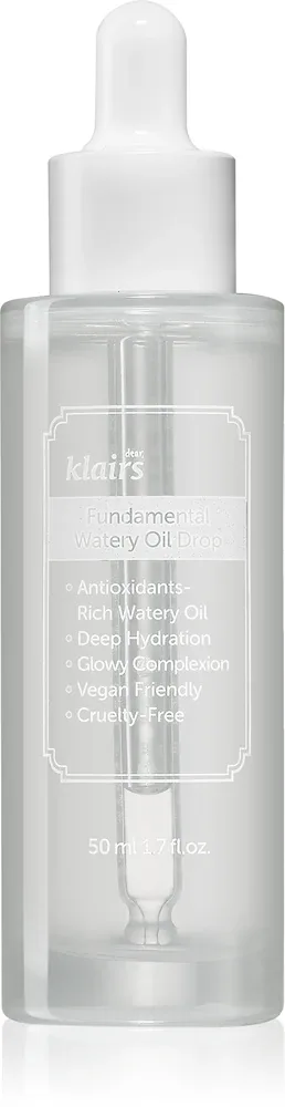 Klairs Fundamental Watery Oil Drop - В контексте того, что это сыворотка для лица: антиоксидантная масляная сыворотка для лица, 50 мл