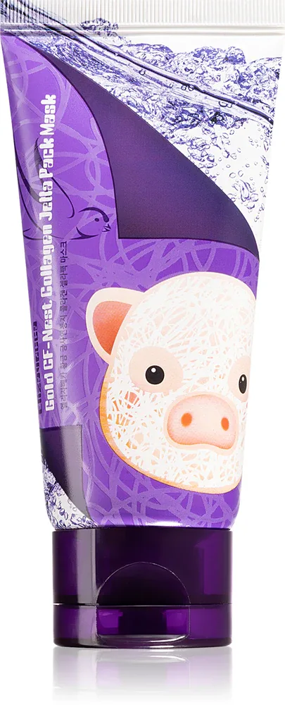 Маска для лица Elizavecca Gold CF-Nest Collagen Gella Pack отшелушивающая, для любого типа кожи, 80 мл