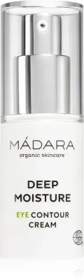 MÁDARA Deep Moisture - Осветляющий крем для глаз против темных кругов и отеков, 15 мл