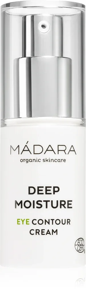 MÁDARA Deep Moisture - Осветляющий крем для глаз против темных кругов и отеков, 15 мл