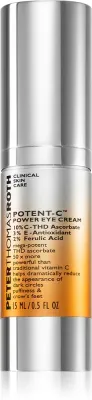 Peter Thomas Roth Potent-C Power Eye Cream - Увлажняющий крем для глаз против отеков и темных кругов, 15 мл