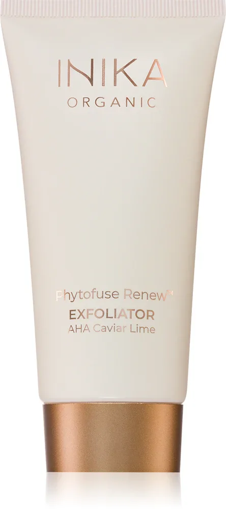 Пилинг для лица INIKA Organic Phytofuse Renew Exfoliator отшелушивающий, очищающий, для всех типов кожи, 75 мл