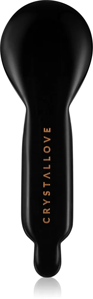 Crystallove Black Obsidian Spoon Eye Gua Sha - Массажер для области вокруг глаз, 1 шт
