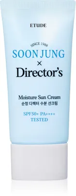ETUDE SoonJung X Directors Sun Cream - Увлажняющий солнцезащитный эмульсия для лица и тела SPF 50+, 50 мл