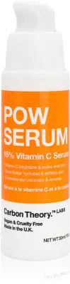 Carbon Theory Pow Serum 15% Vitamin C - в контексте того, что это сыворотка для лица: сыворотка для лица с витамином С, осветляющая кожу, 30 мл