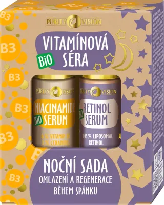 Purity Vision BIO Vitamin serums - в подарочном наборе на ночь, 2 шт