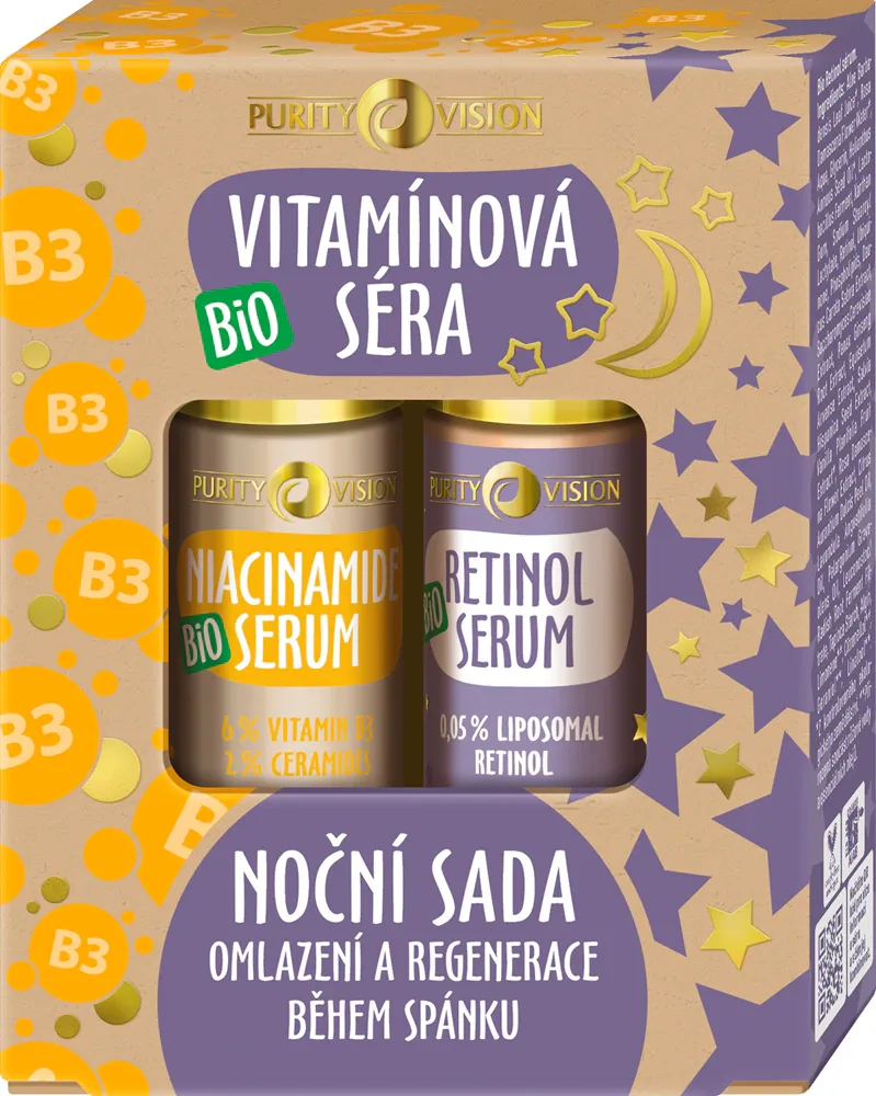 Purity Vision BIO Vitamin serums - в подарочном наборе на ночь, 2 шт