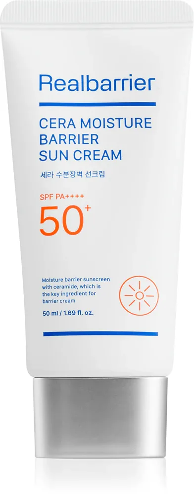 Real Barrier Cera Moisture Barrier Sun Cream - Крем для регенерации и защиты с SPF 50+, 50 мл