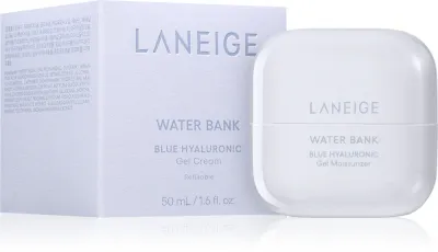 LANEIGE Water Bank Blue Hyaluronic Gel Cream Refillable - Увлажняющий крем-гель для жирной и комбинированной кожи do wielokrotnego napełniania, 50 мл
