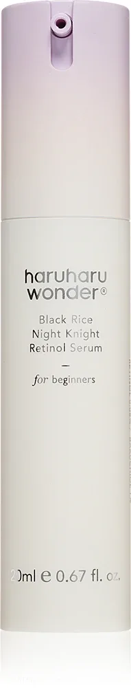 Haruharu Wonder Black Rice Night Knight - в контексте того, что это сыворотка для лица: сыворотка против морщин с ретинолом, придающая молодой вид, 20 мл