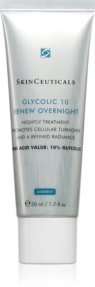 Skinceuticals Correct Glycolic 10 Renew Overnight - ночной крем с гликолевой кислотой, 50 мл