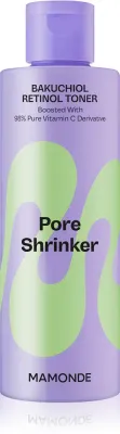 MAMONDE Pore Shrinker Bakuchiol Retinol Toner - Смягчающий тоник для лица сужает поры, 200 мл
