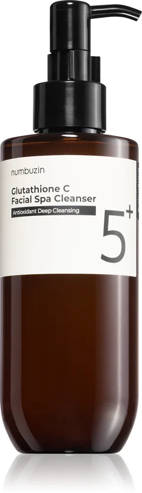 Numbuzin No. 5 Glutathione C Facial Spa Cleanser - Очищающее масло для демакияжа с эффектом осветления, 200 мл