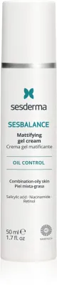 Sesderma Sesbalance Mattifying Gel-Cream - Матирующий гель-крем с салициловой кислотой, 50 мл