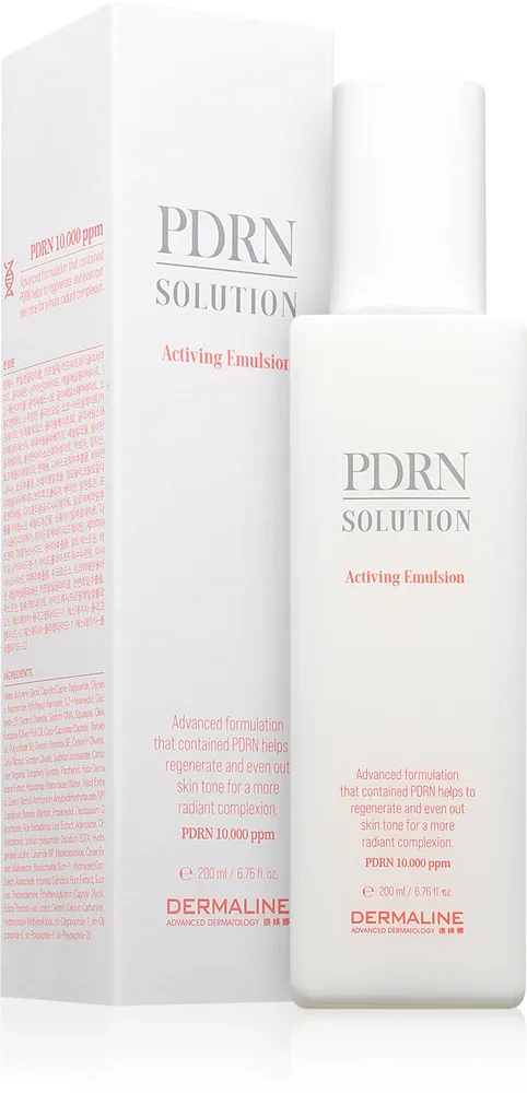 Dermaline PDRN Solution Activing Emulsion - Активирующая эмульсия с увлажняющим действием, 200 мл