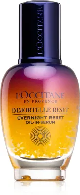 L’Occitane Immortelle Reset Overnight Reset Oil-in-Serum - В контексте того, что это сыворотка для лица: осветляющая антивозрастная сыворотка, 30 мл