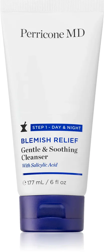 Perricone MD Blemish Relief Cleanser - Нежный успокаивающий очищающий гель для снятия макияжа, 177 мл